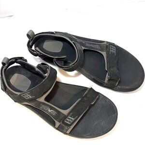 Teva Mens Hiking Sandals Size 11 Adjustable Straps Black Outdoor Wear Durable Gr